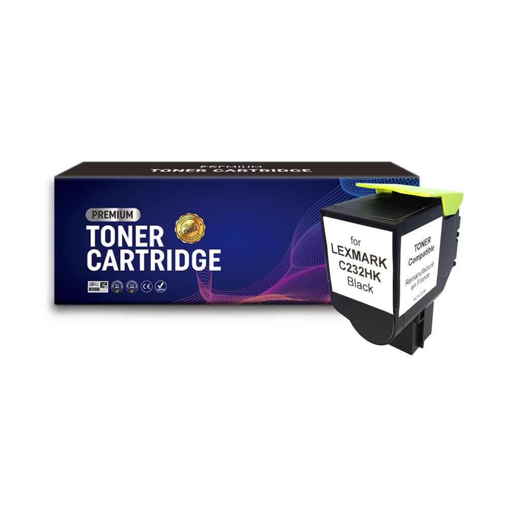 Cartouche de toner Compatible Lexmark C232HK0 Noir 3000pages - KERA FRANCE Cartouche de toner Compatible Lexmark C232HK0 Noir 3000pages - KERA FRANCE